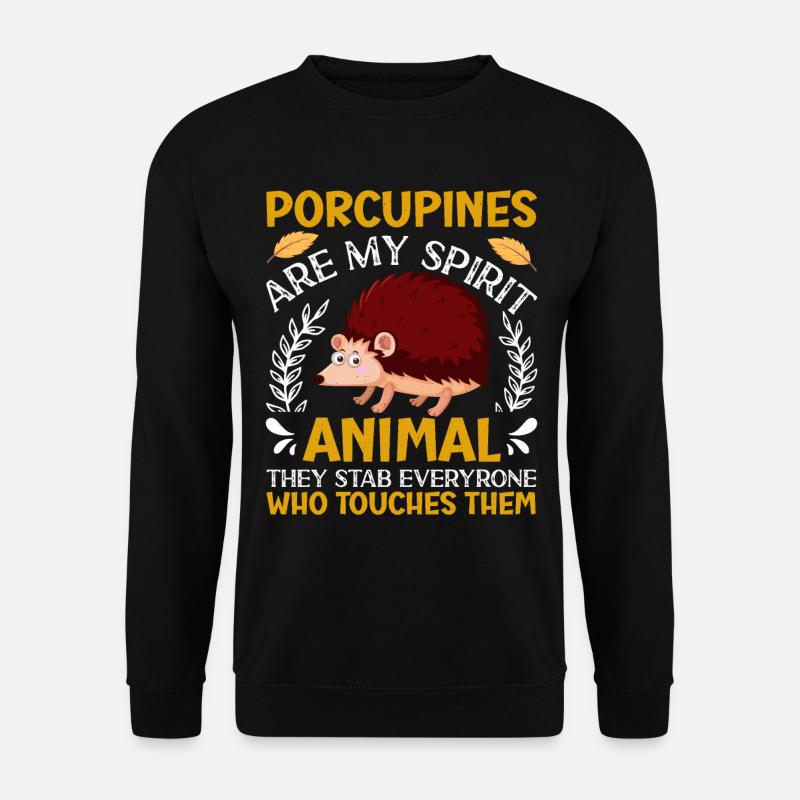 Love Porcupine - Unisex Pullover - Schwarz