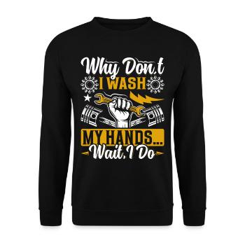 Love Avion aviation - Sweat-shirt Unisexe - noir - Devant - Alina (178cm) & Michal (187cm)