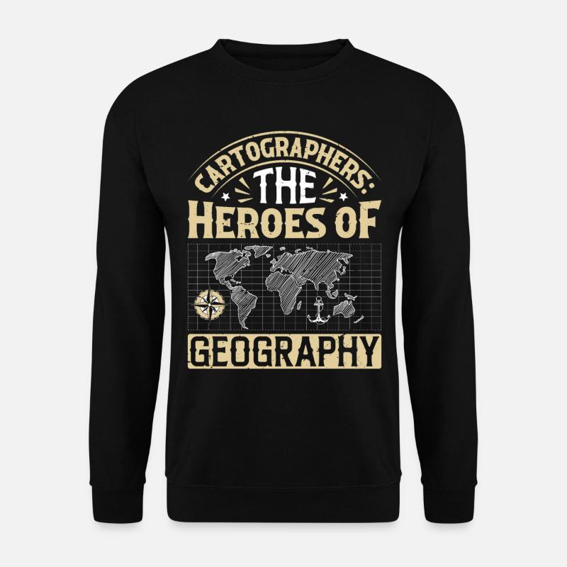Cartographers - Unisex Sweatshirt - black