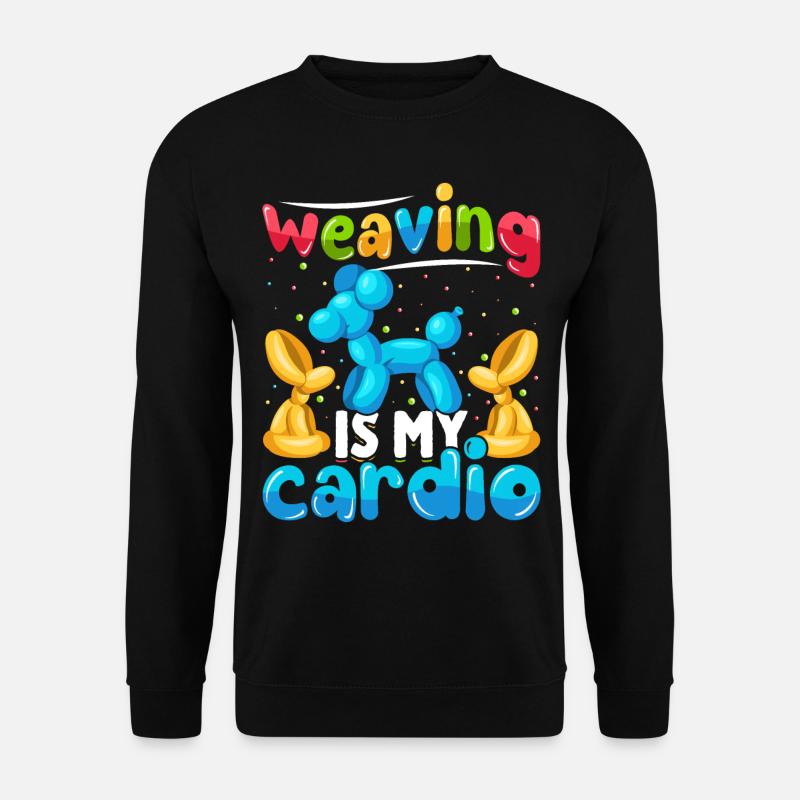 Party Balloon Design - Unisex Pullover - Schwarz