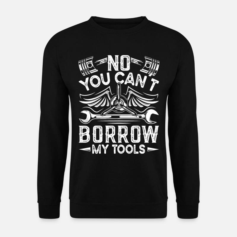 Love Airplane aviation - Unisex Sweatshirt - black