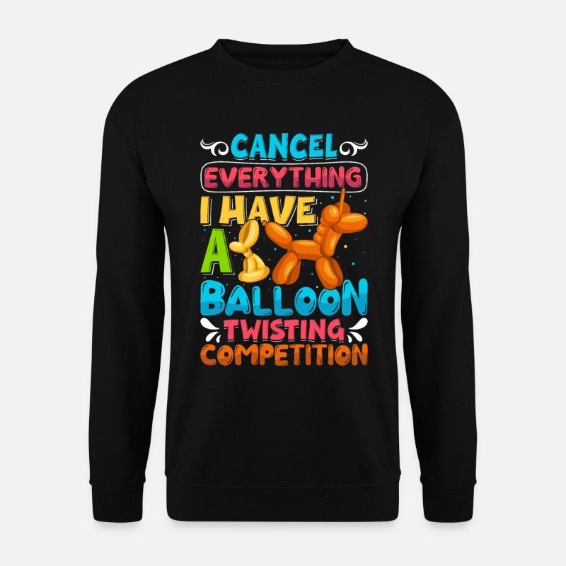 Party Balloon Design - Unisex Sweatshirt - black