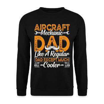 Love Avion aviation - Sweat-shirt Unisexe - noir - Devant - Alina (178cm) & Michal (187cm)