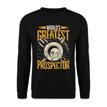Gold prospectors, gold diggers, gold seekers - Unisex Sweatshirt - black - Front - Alina (178cm) & Michal (187cm)