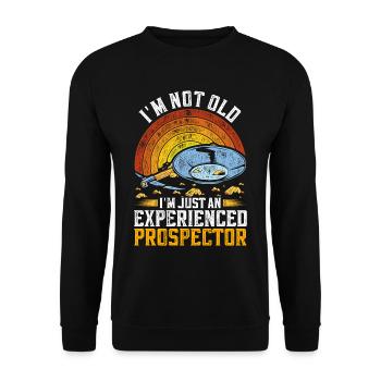 Gold prospectors, gold diggers, gold seekers - Unisex Sweatshirt - black - Front - Alina (178cm) & Michal (187cm)