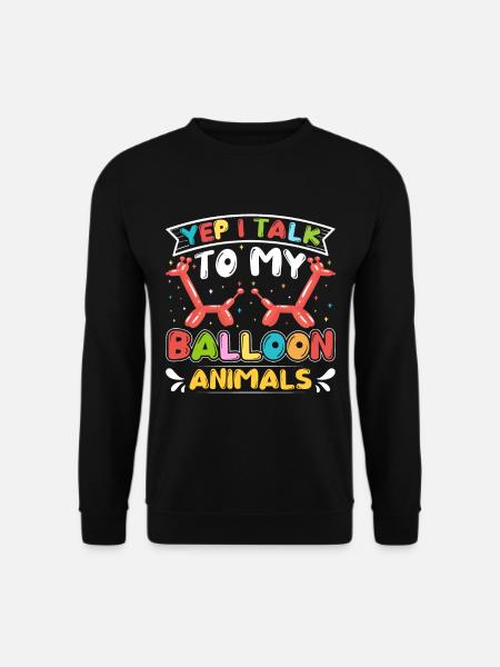 Party Balloon Design - Unisex Sweatshirt - black