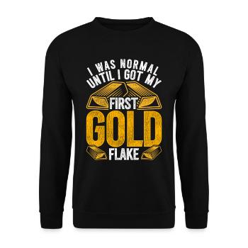 Gold prospectors, gold diggers, gold seekers - Unisex Sweatshirt - black - Front - Alina (178cm) & Michal (187cm)