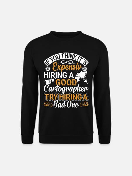 Cartographers - Unisex Sweatshirt - black