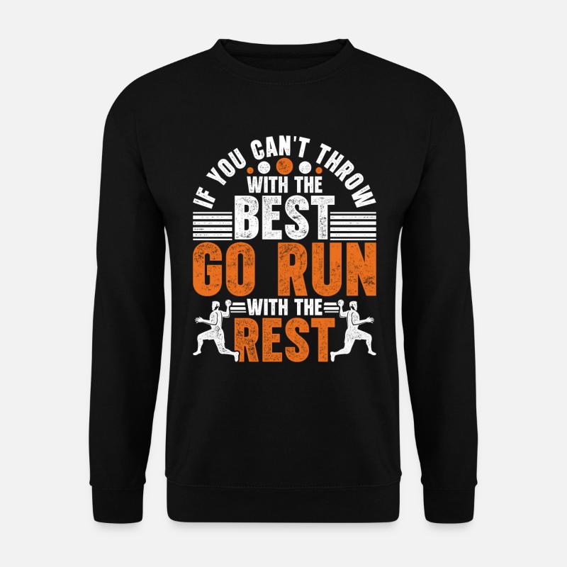 Kugelstoßen Kugelstoß Kugelstoßer - Unisex Pullover - Schwarz