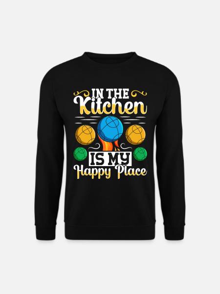 Funny Bocce Game - Unisex Sweatshirt - black