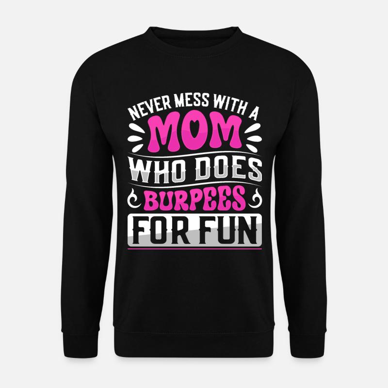 Burpees Übungen Workout - Unisex Pullover - Schwarz