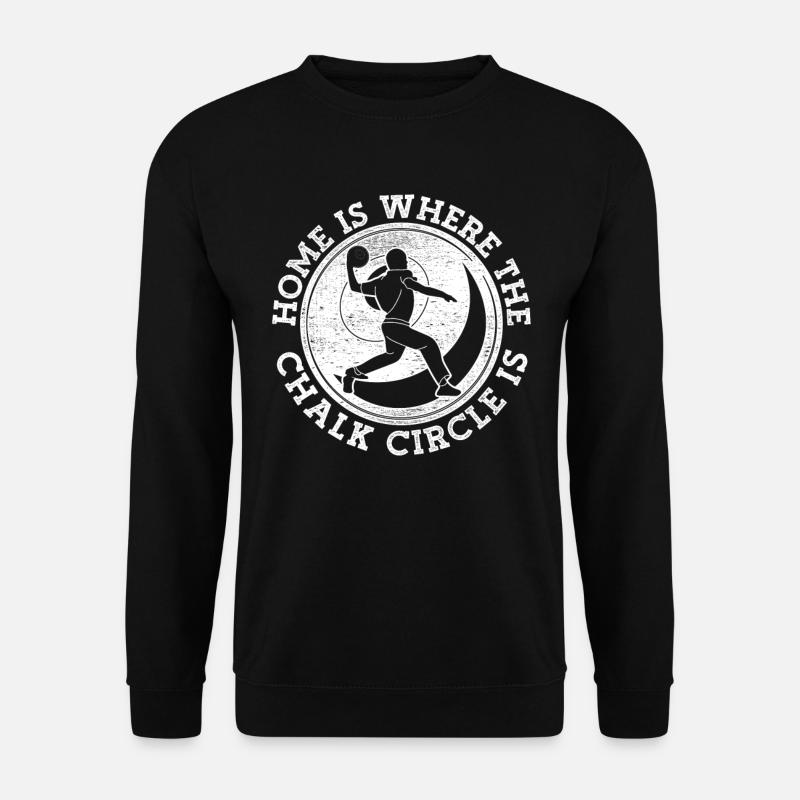 Kugelstoßen Kugelstoß Kugelstoßer - Unisex Pullover - Schwarz