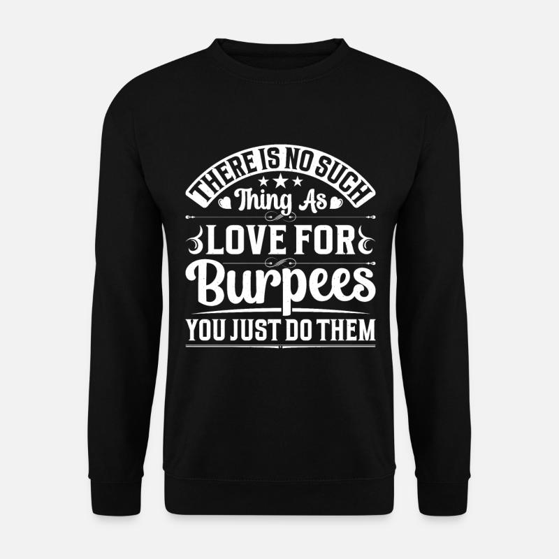Burpees Exercises Workout - Unisex Sweatshirt - black