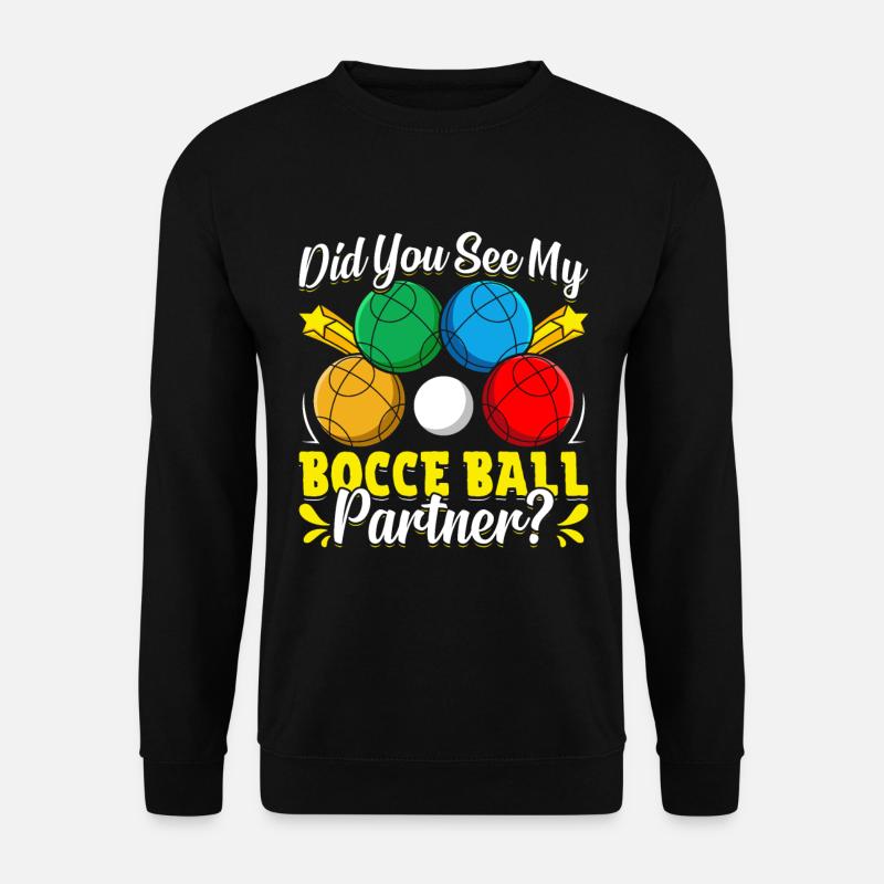Jeu de pétanque amusant - Sweat-shirt Unisexe - noir