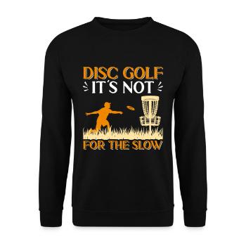 Laissez-moi jouer au Disc Golf - Sweat-shirt Unisexe - noir - Devant - Alina (178cm) & Michal (187cm)