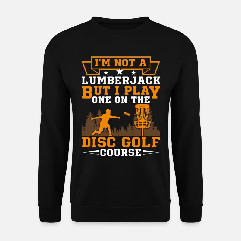 Let me play Discgolf - Unisex Sweatshirt - black
