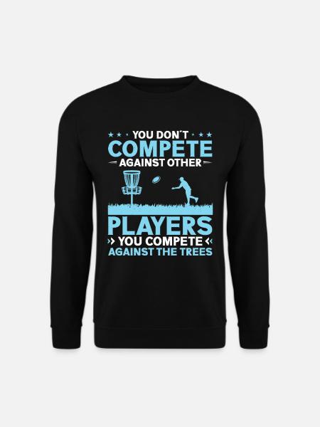 Let me play Discgolf - Unisex Sweatshirt - black