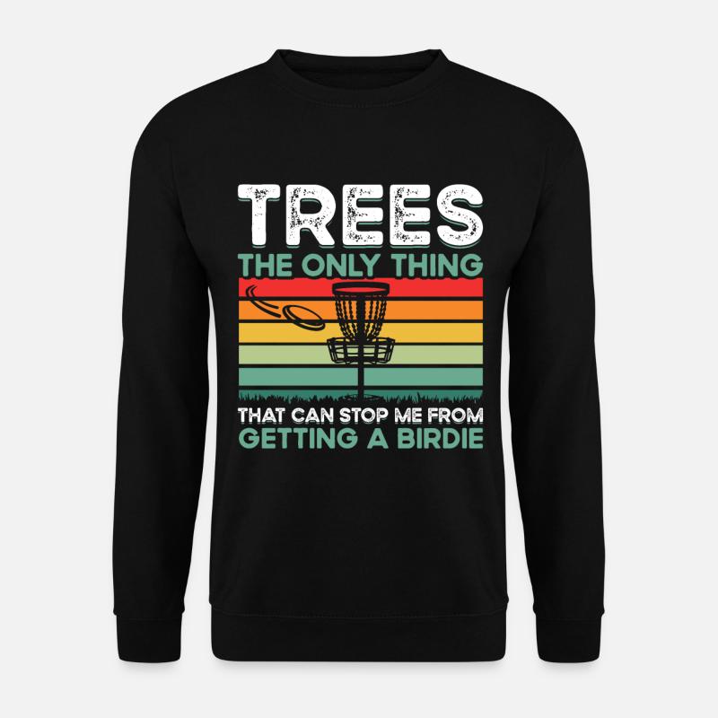 Let me play Discgolf - Unisex Pullover - Schwarz