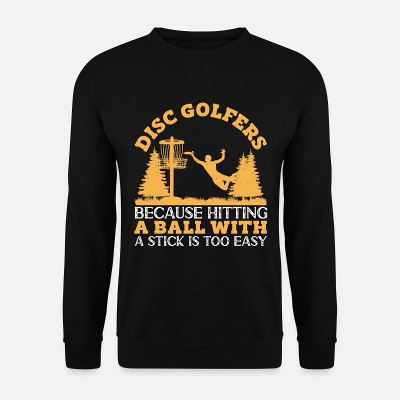 Let me play Discgolf - Unisex Sweatshirt - black