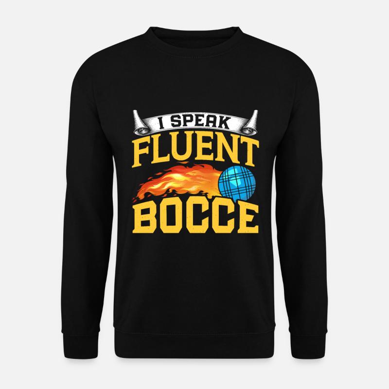 Funny Bocce Game - Unisex Pullover - Schwarz