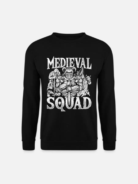 Mittelalterfest Mittelaltermarkt Medieval Squad - Unisex Pullover - Schwarz