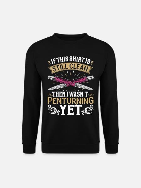 Pen Turning Kit - Unisex Sweatshirt - black