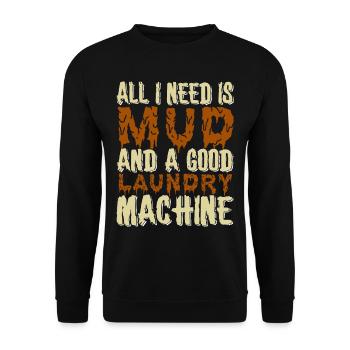 Course drôle parfaite - Sweat-shirt Unisexe - noir - Devant - Alina (178cm) & Michal (187cm)