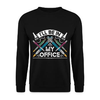Pen Turning Kit - Unisex Sweatshirt - black - Front - Alina (178cm) & Michal (187cm)