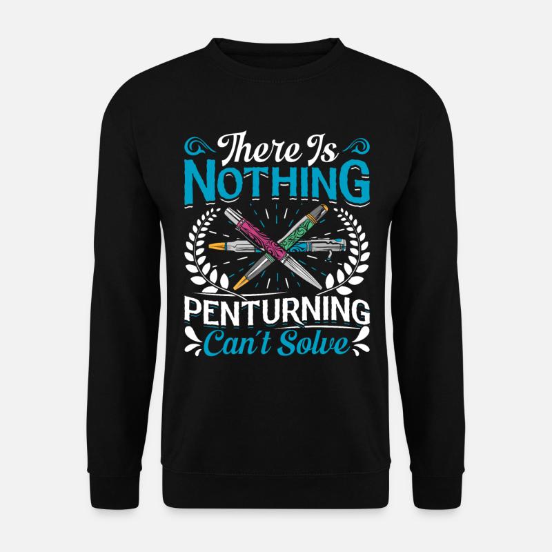 Pen Turning Kit - Unisex Sweatshirt - black
