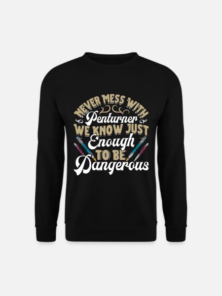 Pen Turning Kit - Unisex Sweatshirt - black