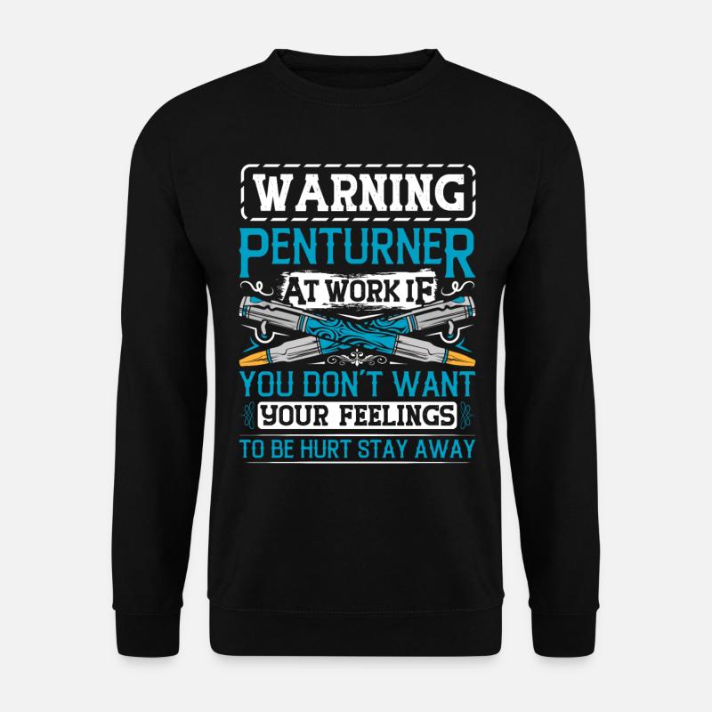 Pen Turning Kit - Unisex Sweatshirt - black