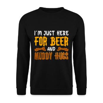 Course drôle parfaite - Sweat-shirt Unisexe - noir - Devant - Alina (178cm) & Michal (187cm)