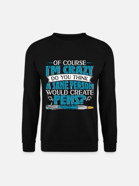 Pen Turning Kit - Unisex Sweatshirt - black