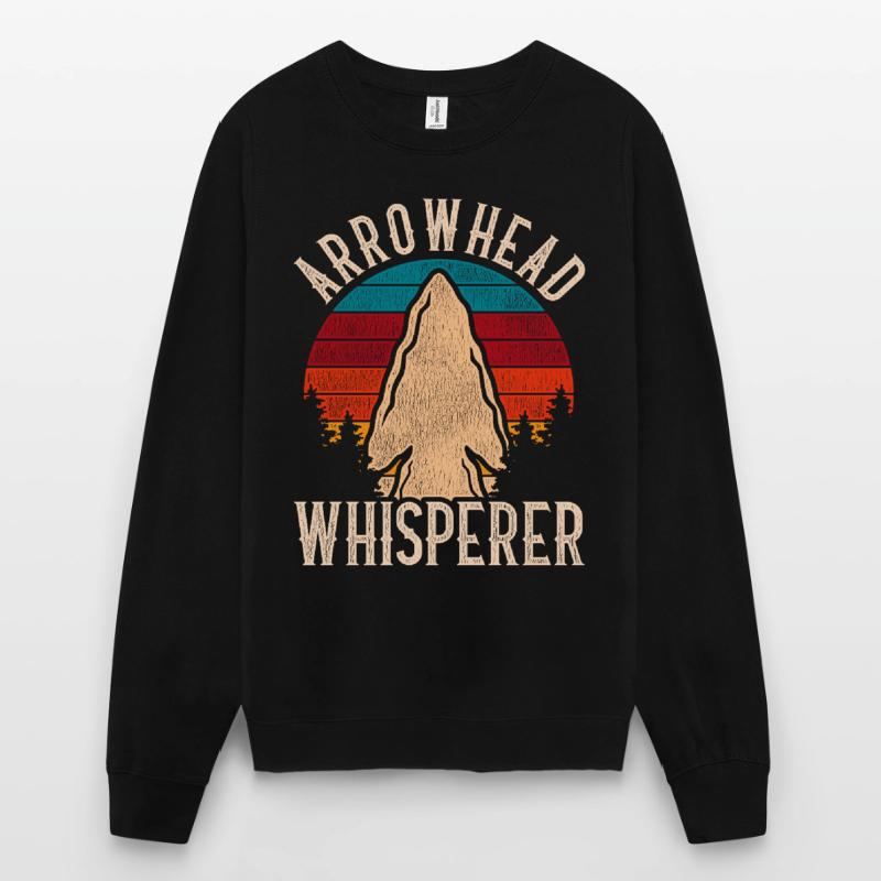 Pointe de flèche Pointe de flèche Pointe de flèche Chuchoteur Sweat-shirt Unisexe