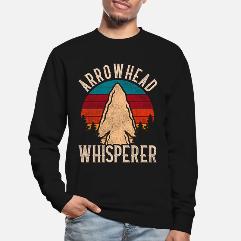 Pointe de flèche Pointe de flèche Pointe de flèche Chuchoteur Sweat-shirt Unisexe