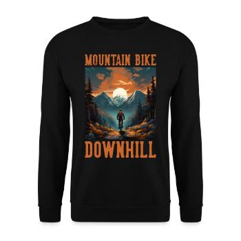 VTT Descente VTT VTT - Sweat-shirt Unisexe - noir - Devant - Alina (178cm) & Michal (187cm)