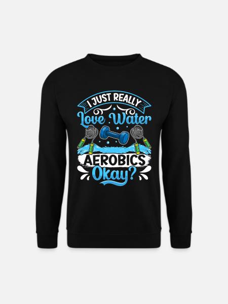 Aerobic Exercise Designs - Unisex Sweatshirt - black