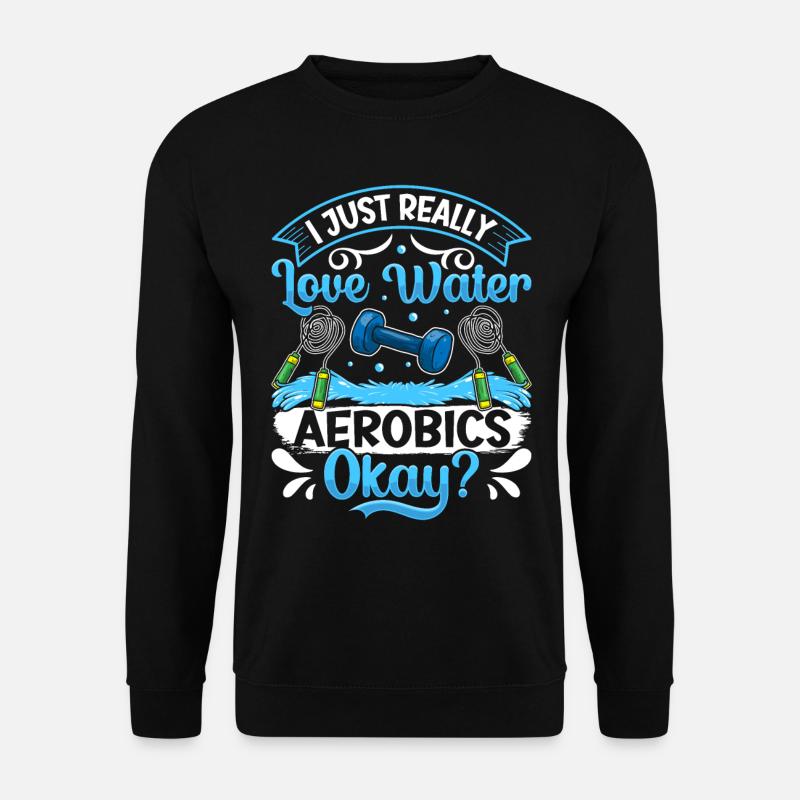 Aerobic Exercise Designs - Unisex Sweatshirt - black