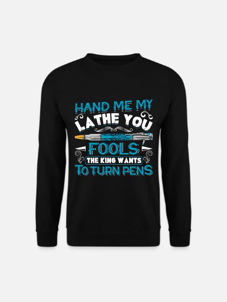 Pen Turning Kit - Unisex Sweatshirt - black