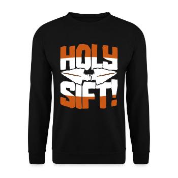 Pfeilspitzen Arrowhead Hunter Holy Sift - Unisex Pullover - Schwarz - Vorne - Alina (178cm) & Michal (187cm)
