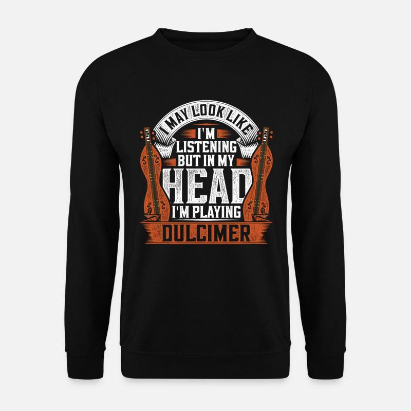 Dulcimer Dulcimore Doucemore - Unisex Pullover - Schwarz