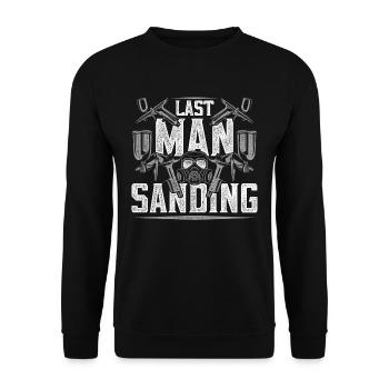 Vehicle Painter Car Painter - Unisex Sweatshirt - black - Front - Alina (178cm) & Michal (187cm)
