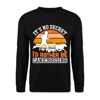 Chien de course Canicross Design - Sweat-shirt Unisexe - noir - Devant - Alina (178cm) & Michal (187cm)