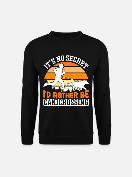 Chien de course Canicross Design - Sweat-shirt Unisexe - noir