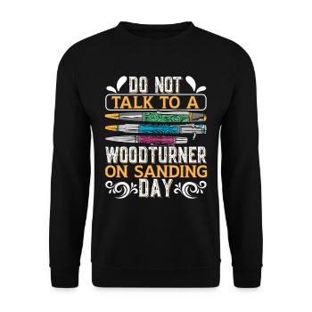 Pen Turning Kit - Unisex Sweatshirt - black - Front - Alina (178cm) & Michal (187cm)
