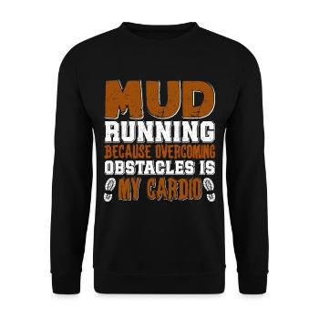 Perfect funny Race - Unisex Pullover - Schwarz - Vorne - Alina (178cm) & Michal (187cm)