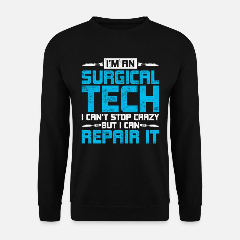 Surgical assistant - Unisex Sweatshirt - black