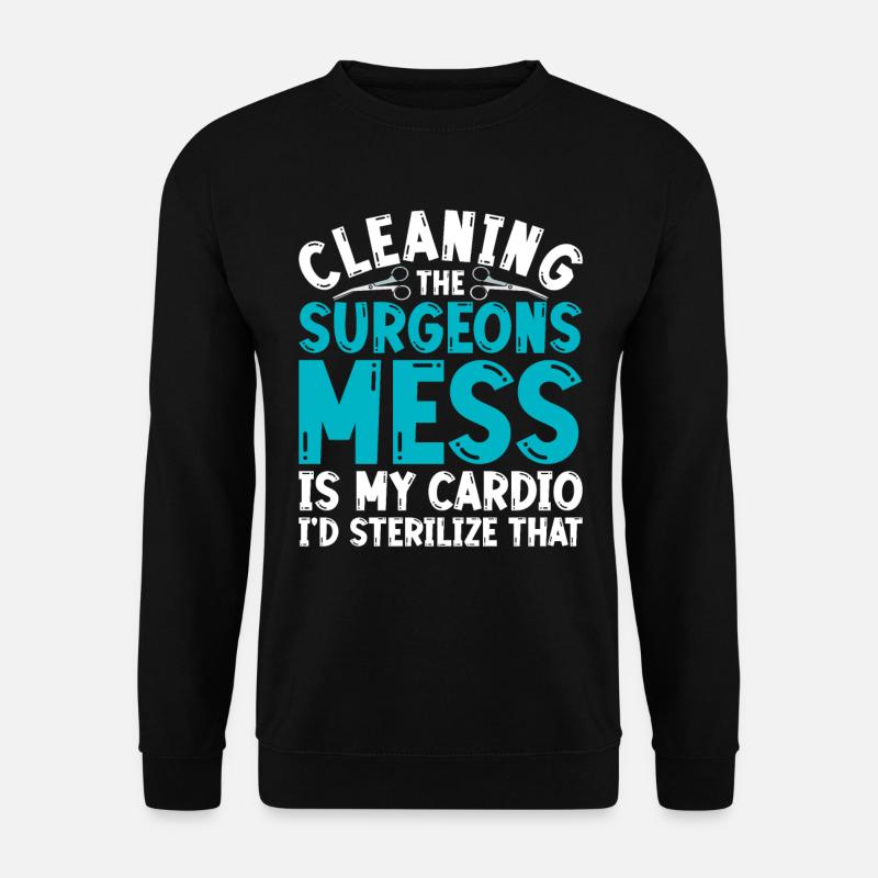 Chirurgischer Assistent - Unisex Pullover - Schwarz