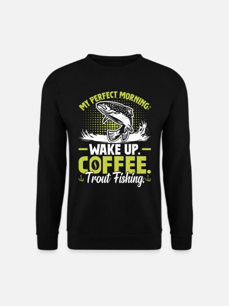 Drôle de pêche Hommes Femmes - Sweat-shirt Unisexe - noir