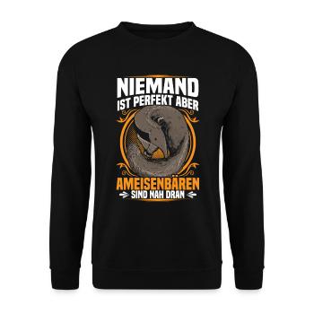 Les fourmiliers sont de parfaits mangeurs de fourmis - Sweat-shirt Unisexe - noir - Devant - Alina (178cm) & Michal (187cm)